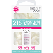 Elegant Touch Totally Bare Nails Bumper Kit - Regular Mixed Set (Stiletto/Oval/Square)
