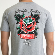 Uppercut Deluxe Men's World's Finest T-Shirt - Grey - S - Grey Uppercut Deluxe Men's World's Finest T-Shirt - Grey - S - Grey