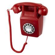 Gpo Retro 746 Push Button Wall Telephone Red gpo kopen in de aanbieding
