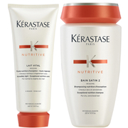 Bain Satin 2 Kérastase Nutritive 250 ml Lait Vital Nutritive 200 ml 