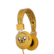 Image of Adventure Time Jake and Finn Jake The Dog Folding On-Ear Headphones