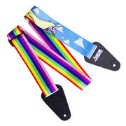 Adventure Time Lady Rainicorn Fabric Guitar Strap Adventure Time Lady Rainicorn Fabric Guitar Strap