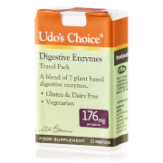 Mélange d'Enzymes Digestives Pack Voyage Udo's Choice – 21 capsules