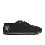 Image of Henleys Men's Stash Canvas Pumps - Black - UK 8 - Black