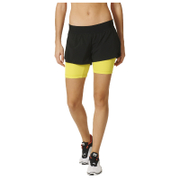 Adidas Womens Gym Two In One Training Shorts Blackyellow Xs adidas kopen in de aanbieding Adidas Womens Gym Two In One Training Shorts Blackyellow Xs adidas kopen in de aanbieding