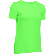 Under Armour Women's HeatGear Armour Short Sleeve T-Shirt - Lime Light - M - Yellow/Green