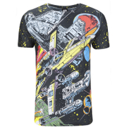 Image of Star Wars Men's Comic Battle T-Shirt - White - S - White