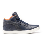 Image of Crosshatch Men's Berkane High Top Trainers - Navy Blazer - UK 9 - Navy