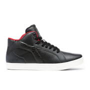 Image of Crosshatch Men's Berkane High Top Trainers - Black - UK 9 - Black