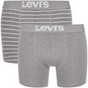 Levis Mens 200Sf 2 Pack Vintage Stripe Boxers Middle Grey Melange M levis kopen in de aanbieding