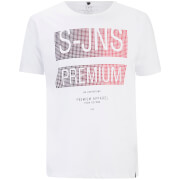 T-Shirt Homme Trapezoid Col Rond Smith & Jones -Blanc - S - Blanc