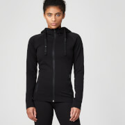 Sweat à capuche zippé Superlite - M - Noir