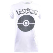 Mandarin Creative Pokemon Mens Pokeball Symbol T Shirt White Xl mandarin creative kopen in de aanbieding