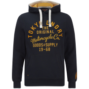 Image of Tokyo Laundry Men's Harlem Peaks Hoody - Dark Navy - S - Blue