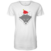 Fox With Santa Hat Mens T Shirt Xl the christmas collection kopen in de aanbieding