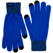 Knitted Gloves – Blue - L/XL - Bleu