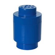 Brique de rangement Ronde LEGO® Bleue 1 tenon