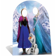 Double Passe-Tête en Carton Disney La Reine des Neiges