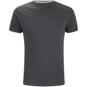 Threadbare Mens Jack Crew Neck Pocket T Shirt Charcoal S Grey threadbare kopen in de aanbieding