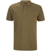 Threadbare Mens Kerman Polo Shirt Khaki S Green threadbare kopen in de aanbieding