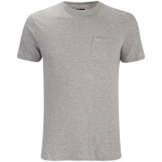 T-Shirt Homme Jack Threadbare Col Rond Poche -Gris Chiné - S - Gris