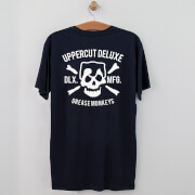 Uppercut Grease Monkey Lives T-Shirt - Navy/White Print - S - Navy/White