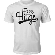Free Hugs Slogan T Shirt White Xxl the slogan collection kopen in de aanbieding