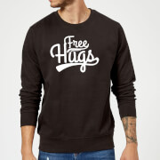 Free Hugs Slogan Sweatshirt Black Xxl the slogan collection kopen in de aanbieding