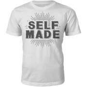 Tjunkie Self Made Slogan T Shirt White L tjunkie kopen in de aanbieding