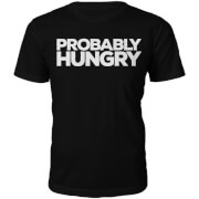 Tjunkie Probably Hungry Slogan T Shirt Black L tjunkie kopen in de aanbieding