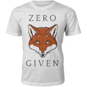 Tjunkie Zero Fox Given Slogan T Shirt White Xl tjunkie kopen in de aanbieding