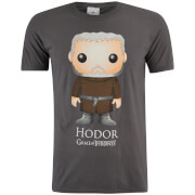Image of Game of Thrones Men's Hodor Funko T-Shirt - Grey - L - Grey