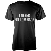 Geekdown I Never Follow Back T Shirt Black Xl Grey geekdown kopen in de aanbieding Geekdown I Never Follow Back T Shirt Black Xl Grey geekdown kopen in de aanbieding