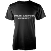 Geekdown Sorry I Dont Do Cheerful T Shirt Black Xxl geekdown kopen in de aanbieding