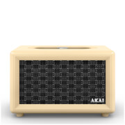 Akai Retro Bluetooth Speaker 2 X 125W Cream akai kopen in de aanbieding