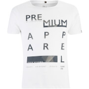 T-Shirt Homme Algebraic Smith & Jones -Blanc - S - Blanc