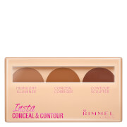 Rimmel Insta Conceal And Contour Palette 7G Various Shades Dark rimmel kopen in de aanbieding