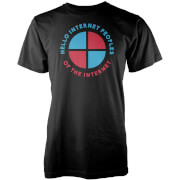 T-Shirt Homme Cercle Hello Internet Peoples Taurtis - S - Noir