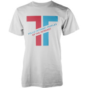 T-Shirt Homme Taurtis Hello Internet Peoples -Blanc - S - Blanc