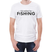 Tjunkie Id Rather Be Fishing Mens White T Shirt Xxl tjunkie kopen in de aanbieding