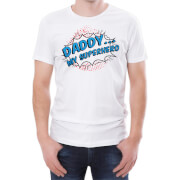 Tjunkie Daddy My Superhero Mens White T Shirt M tjunkie kopen in de aanbieding