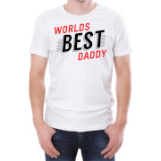 Tjunkie Worlds Best Daddy Mens White T Shirt Xxl tjunkie kopen in de aanbieding