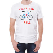 Tjunkie Thats How I Roll Mens White T Shirt Xxl tjunkie kopen in de aanbieding