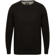 Kensington Men's Basic Crew Neck Jumper - Black - XXL - Black