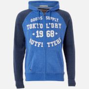 Tokyo Laundry Mens Arapaho Forest Zip Through Hoody Indigo Marl M Blue tokyo laundry kopen in de aanbieding Tokyo Laundry Mens Arapaho Forest Zip Through Hoody Indigo Marl M Blue tokyo laundry kopen in de aanbieding