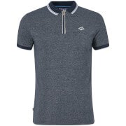 Le Shark Men's Holmdale Zip Polo Shirt - Navy Fleck - S - Marineblau