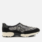Carvela Women s Lighter Slip On Runner Trainers Gunmetal
