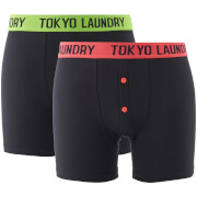 Tokyo Laundry Mens Handley 2 Pack Boxers Paradise Pinklaundered Green S Black tokyo laundry kopen in de aanbieding Tokyo Laundry Mens Handley 2 Pack Boxers Paradise Pinklaundered Green S Black tokyo laundry kopen in de aanbieding