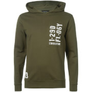 Troy Mens Cord Hoody Forest Night S Green troy kopen in de aanbieding