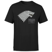T-Shirt Homme Stark Winter Is Coming Game of Thrones - Noir - S - Noir
